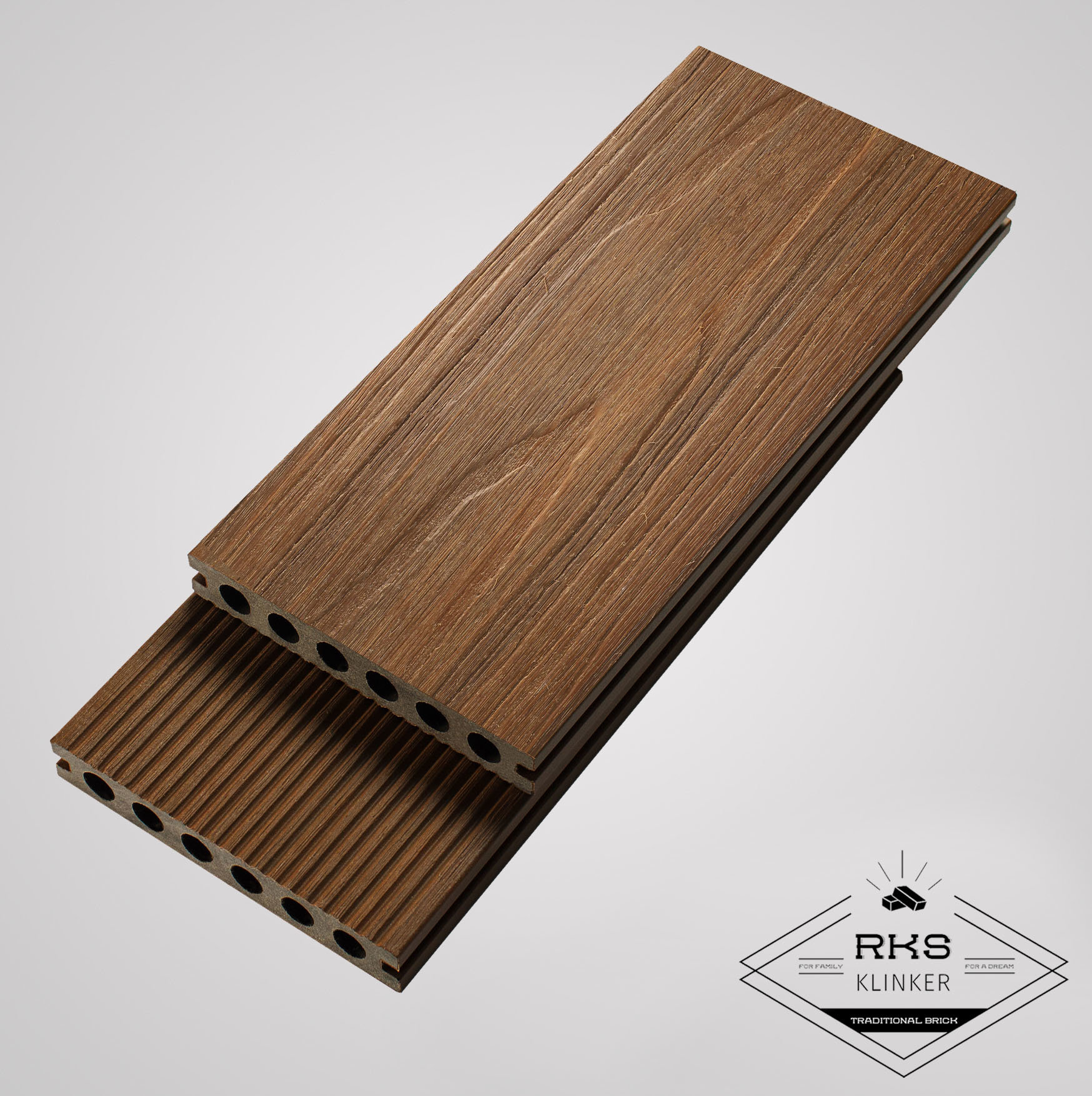 Террасная доска двусторонняя из ДПК Legro Ultra Natural, Teak в Москве
